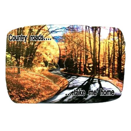 Country Roads Take Me Home Artwood Fridge Magnet