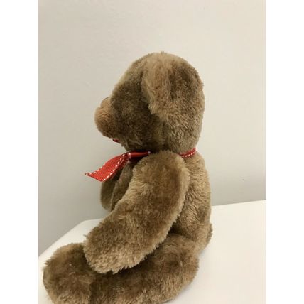 NEW ProFlowers Teddy Bear Toy Plush 8" Stuffed Animal with Red Bow Item# BE1653