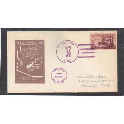 Event Silver Jubilee Exhibit 1177 3c Turkey (Cachet-Penciled/A) CV41335