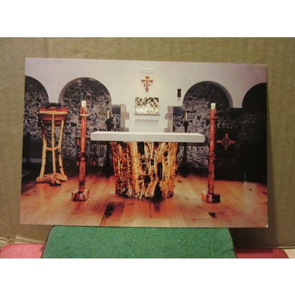THE ALTAR, MINSTER ABBEY, THANET, RAMSGATE, KENT. unused postcard. Duman & Co =