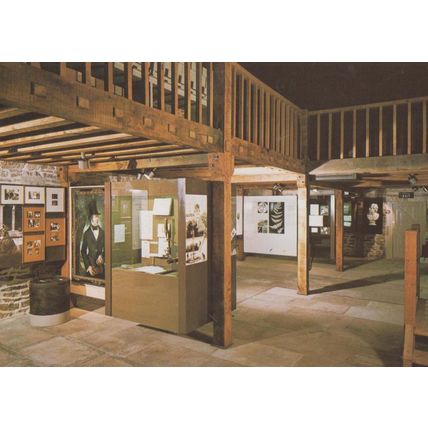 Lacock Wiltshire The Fox Talbot Photographic Museum Interior Exhibits Postcard