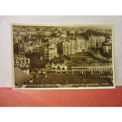 PAVILION PUTTING GREEN, ILFRACOMBE, DEVON unused vintage postcard RP. 1930s =
