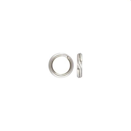 Stirling Silver Split Ring Charm Holder British Supplier 7mm Heavy Gauge C4
