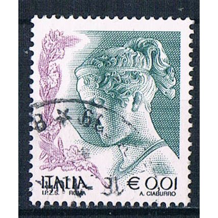 Italy 2002 SG2705 it120 Women in Art 1c Used Stamp