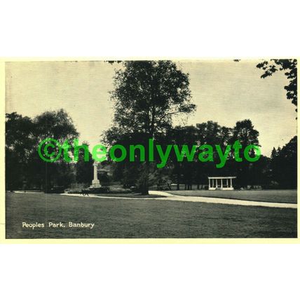 Peoples Park, Banbury, Oxon, TVAP Postcard