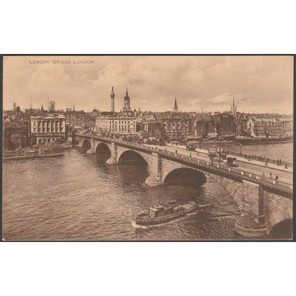 London Bridge, London, c.1910 - Postcard