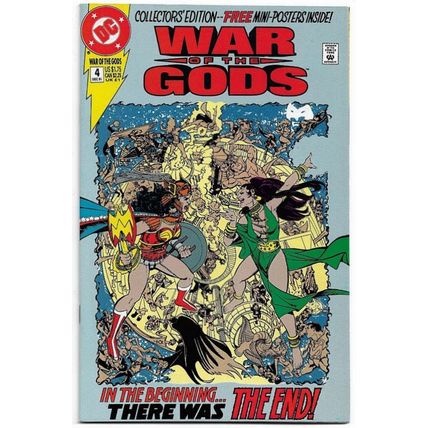 War Of The Gods #4 (1991) *DC Comics / Collectors' Edition / Free Mini-Posters*