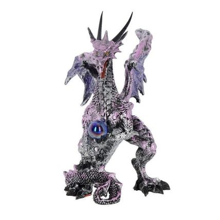 Purple Dragon Protector Gothic fantasy figurine statue Nemesis Now
