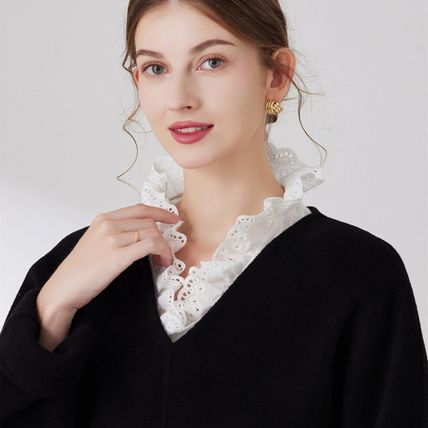 Women False Half Collar Fake Shirt Blouse Ladies Peter Pan Detachable Collars