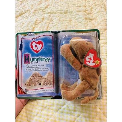 McDonalds TY Teenie Beanie Babies 94’ & 95’ Legends Peanut Chilly & Humphrey NIB