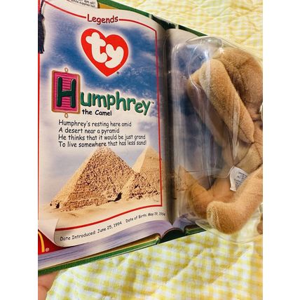 McDonalds TY Teenie Beanie Babies 94’ & 95’ Legends Peanut Chilly & Humphrey NIB