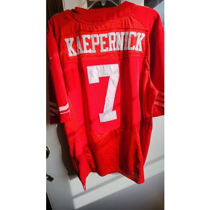 NFL San Francisco 49ers #7 Colin Kaepernick Football Jersey Men's SZ: 48 - Used