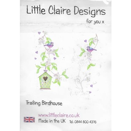 Little Claire. Trailing Birdhouse Stamp Set. Stamping Cardmaking Scrapbooking
