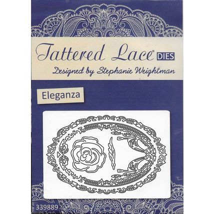 Tattered Lace. Eleganza Die Set. Die Cutting Cardmaking Crafts