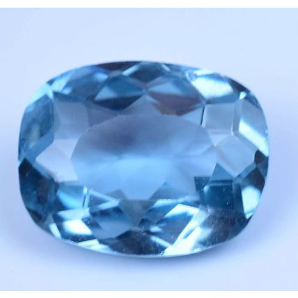 Natural Brazilian Blue Aquamarine 11.20 Ct Oval Cut Loose Gemstone
