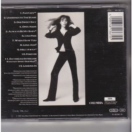 Mariah Carey : Daydream. (1995) CD Album