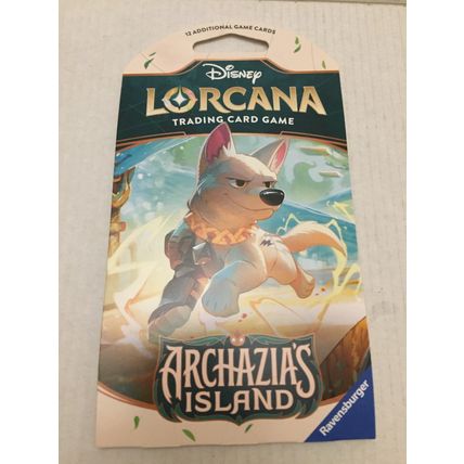 NEW Three Disney Lorcana Archazia's Island Trading Card Game Packs - 36 Cards