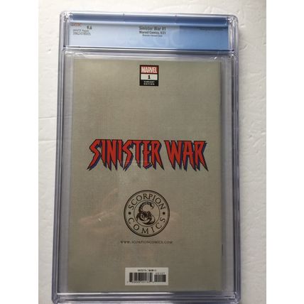 2021 Marvel Comics Sinister War Peach Momoko Variant #1 CGC 9.6