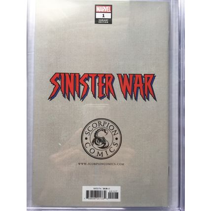 2021 Marvel Comics Sinister War Peach Momoko Variant #1 CGC 9.6