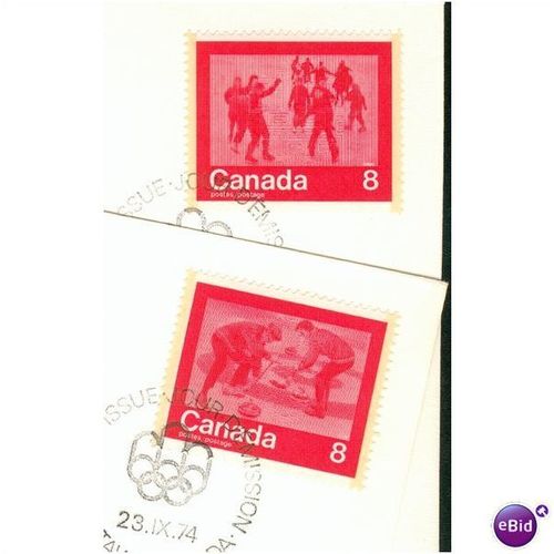 Canada FDI 1974 - SG 788-789 - Winter Olympics, Ottawa