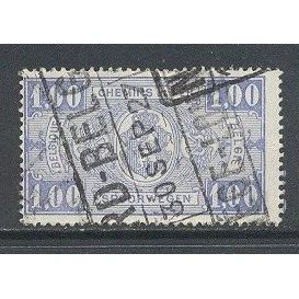 Belguim.P386 1f Blue.Fine Used.Dec14