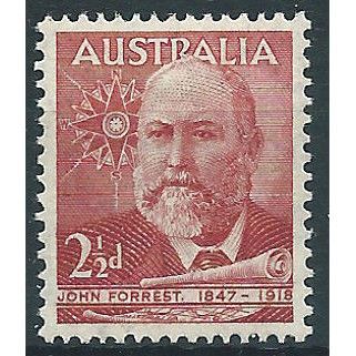 Australia 1949 SG233 2 1/2d Lake Mounted Mint ....