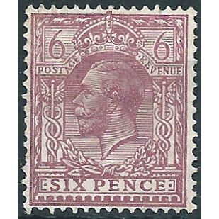 1924 SG426 6d Reddish-Purple Wmk Block Cypher Mounted Mint ...