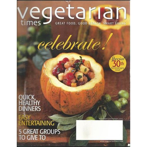 VEGETARIAN TIMES magazine NOVEMBER / DECEMBER 2004
