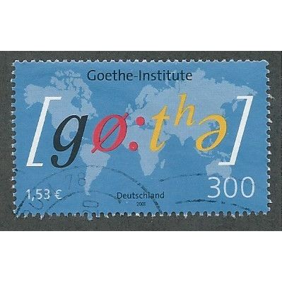 GER 2001 300pf 'GOETHE INSTITUTE' FINE USED (EBID42-746)
