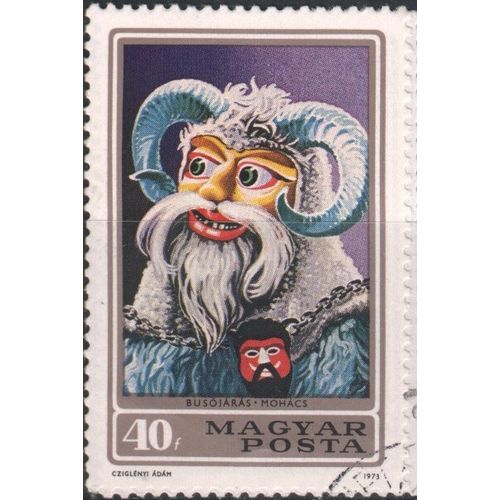 Hungary 1973 - SG2773 - 40ft - Carnival Mask - used