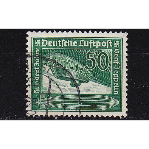 GERMANY REICH [1938] MiNr 0670 ( O/used ) Flugzeug
