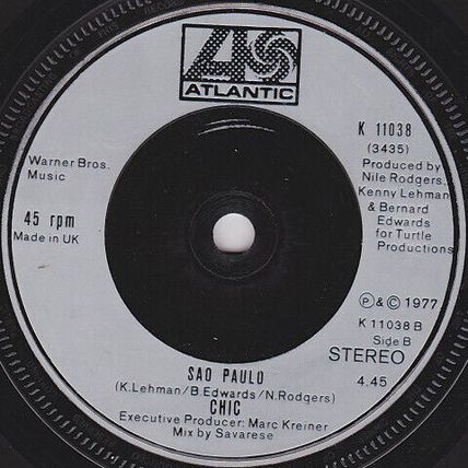 Chic - Dance, Dance, Dance (Yowsah, Yowsah, Yowsah) 7", Single, Sil Very Good Pl