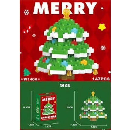 Nanoblock Christmas Tree 147 pcs New And Sealed Christmas Present