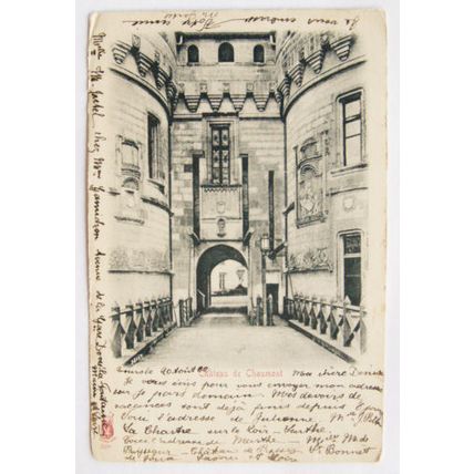 1902 postcard Chateau de Chaumont