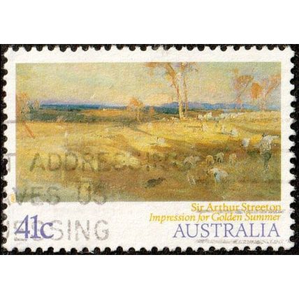 Australia 1989 Paintings Arthur Streeton 41c Used Stamp Art .