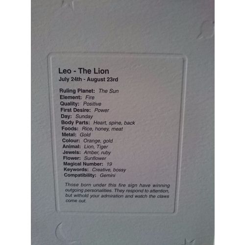 Leo Birth Sign Birthday Card - 02