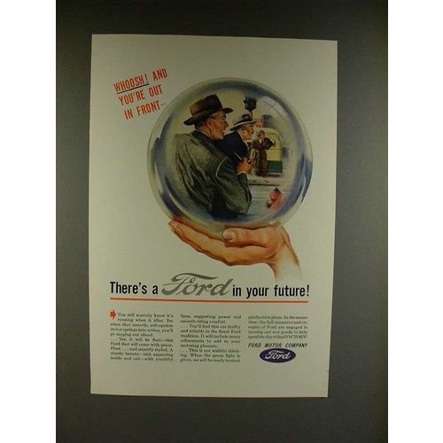 1945 Ford Motor Company Ad - Whoosh, Out in Front