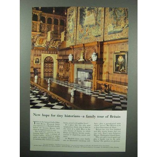 1960 Britain Tourism Ad - Hope For Tiny Historians
