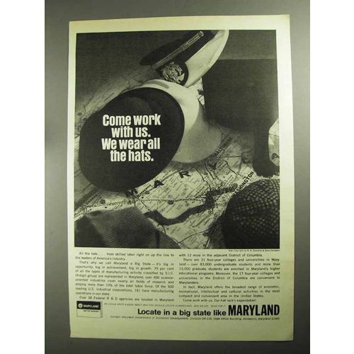 1968 Maryland Department of Economic Development Ad