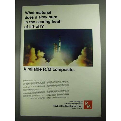 1968 Raybestos-Manhattan Composites Ad - Lift-Off