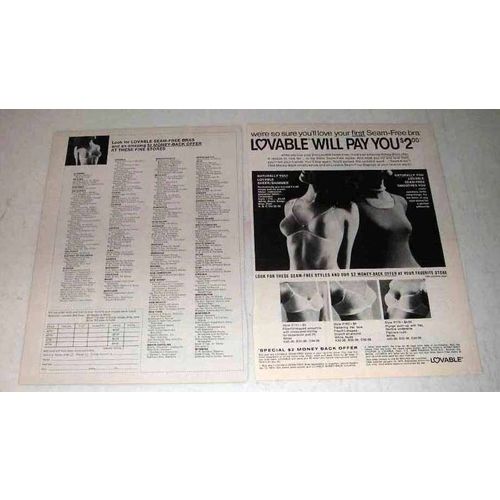 1973 Lovable Naturally You Bra Ad - Will Pay You