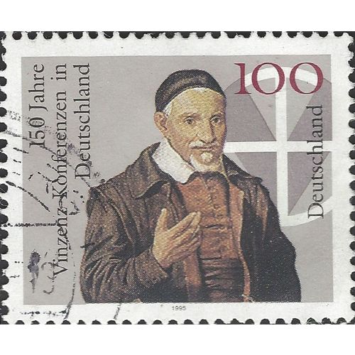 GERMANY, St. Vincent de Paul Conferences, grey 1995, 100pf, #2