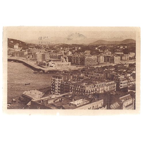 SAN SEBASTIAN, SPAIN used antique postcard =