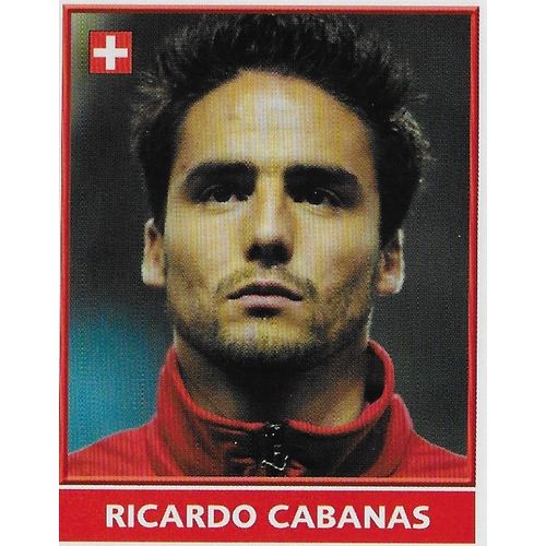 Merlin's ENGLAND 2004 Stickers: No.227 - Switzerland's Midfielder: Cabanas (Rica