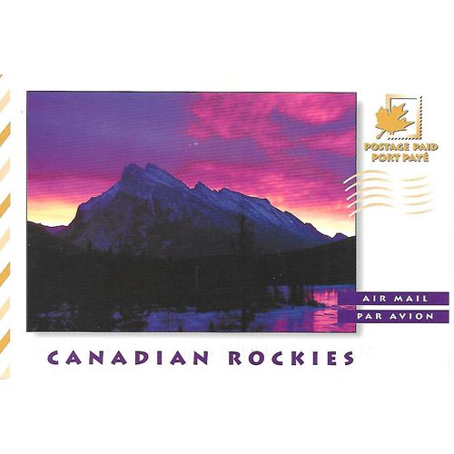 Canada. #PCF-CR068 Rockies Canada., Type E, USED 2002, black format