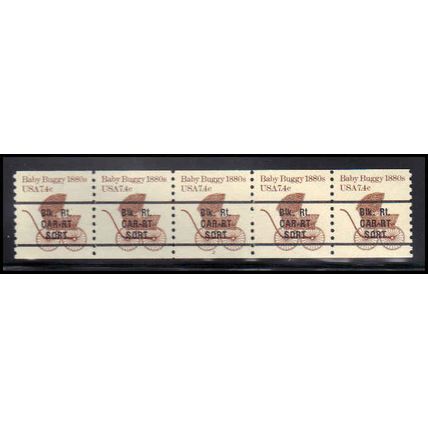 1902a 7.4c Baby Buggy Very Fine MNH Dry Gum PNC 2/5 X1446