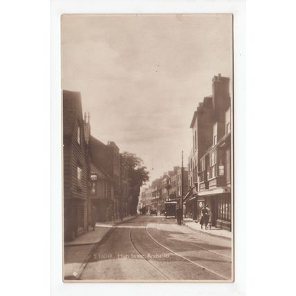 The High Street Rochester Postcard Kent