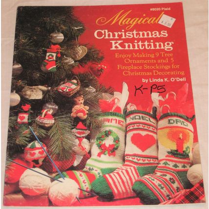 Plaid Industries - #8020 - Magical Christmas Knitting - 1985