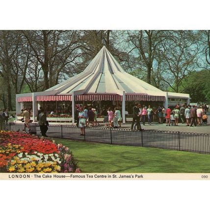 London The Cake House St James Park Harold Wilson PM Postcard