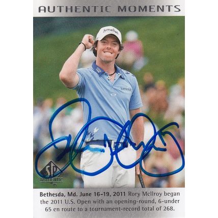 RORY McILROY 2013 AUTOGRAPHED PGA GOLF TOUR MAJOR CHAMPION HALL OF FAME GOLFER